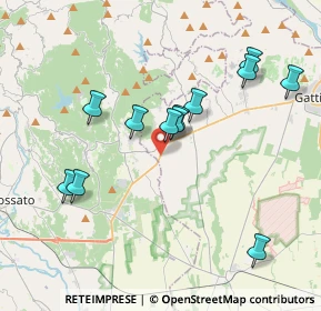 Mappa Via Pieve de' Pecurili, 13060 Roasio VC, Italia (3.6675)