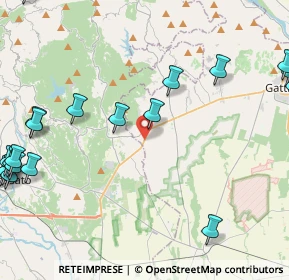 Mappa Via Pieve de' Pecurili, 13060 Roasio VC, Italia (6.359)
