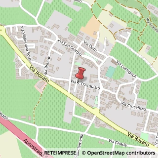 Mappa Via S. D'Acquisto, 25030 Erbusco BS, Italia, 25030 Erbusco, Brescia (Lombardia)