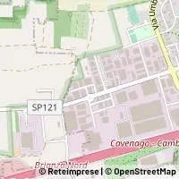 Kaart Cavenago di Brianza