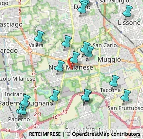 Mappa Via Giussani G., 20834 Nova Milanese MB, Italia (2.37222)