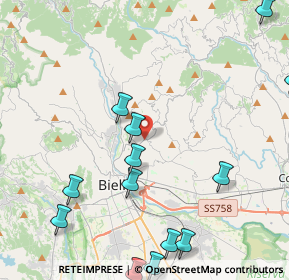 Mappa SP200, 13845 Masserano BI, Italia (5.46462)