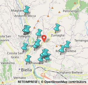 Mappa SP200, 13845 Masserano BI, Italia (1.70875)