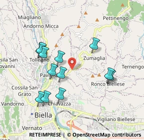 Mappa SP200, 13845 Masserano BI, Italia (1.76917)