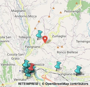 Mappa SP200, 13845 Masserano BI, Italia (2.95571)