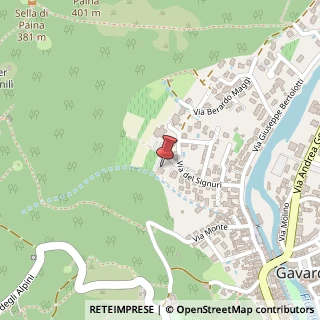 Mappa Via del Signurí, 73, 25085 Gavardo, Brescia (Lombardia)