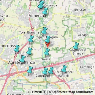 Mappa Via Alessandro Volta, 20875 Burago di Molgora MB, Italia (2.35875)