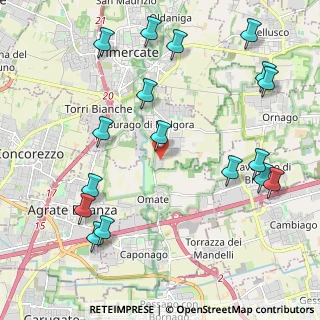 Mappa Via Alessandro Volta, 20875 Burago di Molgora MB, Italia (2.56824)