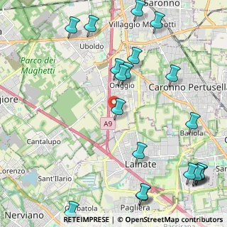 Mappa Via Cascina Muschiona, 21040 Origgio VA, Italia (2.9025)