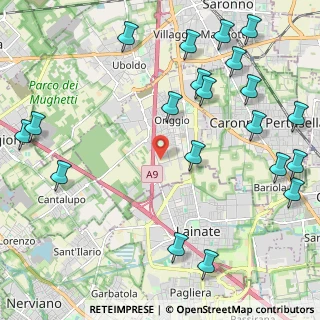 Mappa Via Cascina Muschiona, 21040 Origgio VA, Italia (2.8365)