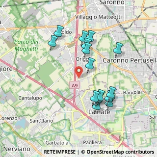 Mappa Via Cascina Muschiona, 21040 Origgio VA, Italia (1.838)
