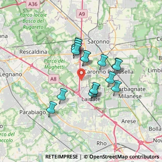 Mappa Via Cascina Muschiona, 21040 Origgio VA, Italia (2.84647)