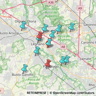 Mappa Via San Francesco D'Assisi, 20028 San Vittore Olona MI, Italia (3.20308)