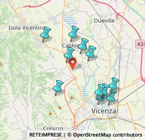 Mappa Via Galileo Galilei, 36030 Costabissara VI, Italia (3.52727)