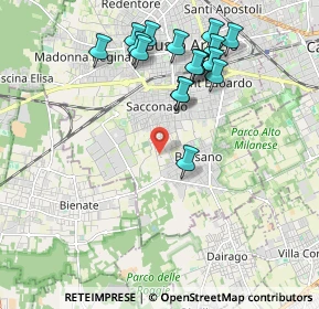 Mappa Via Pegli, 21052 Busto Arsizio VA, Italia (2.03)