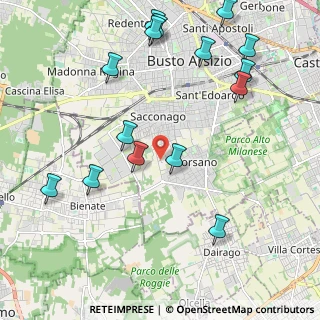 Mappa Via Pegli, 21052 Busto Arsizio VA, Italia (2.49933)