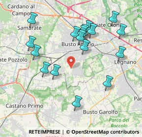 Mappa Via Pegli, 21052 Busto Arsizio VA, Italia (4.09706)