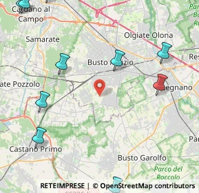 Mappa Viale Liguria, 21052 Busto Arsizio VA, Italia (6.95143)