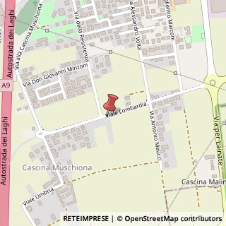 Mappa Viale Lombardia, 51, 21040 Origgio, Varese (Lombardia)