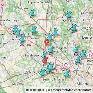 Mappa Viale Lombardia, 21040 Origgio VA, Italia (9.536)