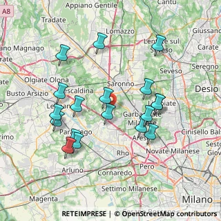 Mappa Viale Lombardia, 21040 Origgio VA, Italia (7.41833)