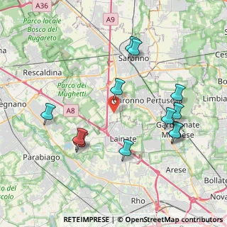 Mappa Viale Lombardia, 21040 Origgio VA, Italia (4.11833)