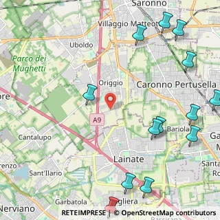 Mappa Viale Lombardia, 21040 Origgio VA, Italia (3.07846)