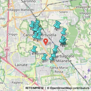 Mappa Vicolo Magellano, 21042 Caronno Pertusella VA, Italia (1.5255)