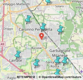 Mappa Vicolo Magellano, 21042 Caronno Pertusella VA, Italia (3.22615)