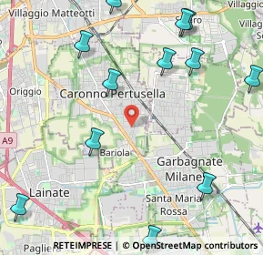 Mappa Vicolo Magellano, 21042 Caronno Pertusella VA, Italia (2.77083)