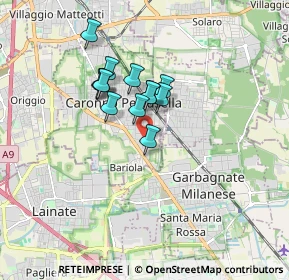 Mappa Vicolo Magellano, 21042 Caronno Pertusella VA, Italia (1.23462)