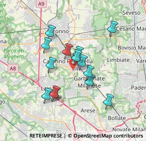 Mappa Vicolo Magellano, 21042 Caronno Pertusella VA, Italia (2.98429)