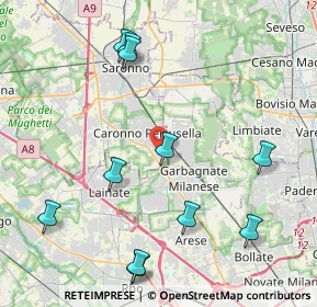 Mappa Vicolo Magellano, 21042 Caronno Pertusella VA, Italia (4.80545)