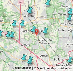 Mappa Vicolo Magellano, 21042 Caronno Pertusella VA, Italia (6.2485)