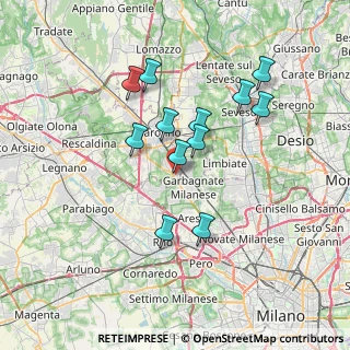 Mappa Vicolo Magellano, 21042 Caronno Pertusella VA, Italia (6.29833)