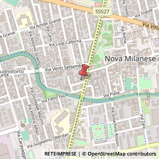 Mappa Via Giuseppe Garibaldi, 20834 Nova Milanese MB, Italia, 20834 Nova Milanese, Monza e Brianza (Lombardia)