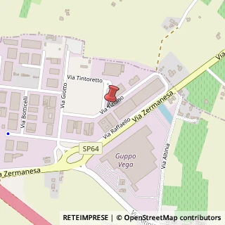 Mappa Via Tiziano Vecellio, 10, 31021 Zona Industriale S.p.z. TV, Italia, 31021 Mogliano Veneto, Treviso (Veneto)