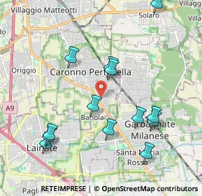 Mappa Via Galileo Galilei, 21042 Caronno Pertusella VA, Italia (2.11077)