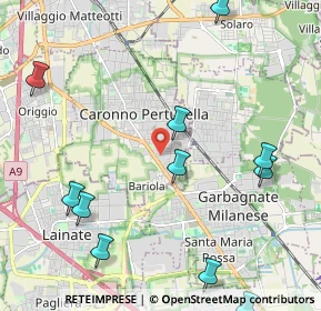 Mappa Via Galileo Galilei, 21042 Caronno Pertusella VA, Italia (2.68)