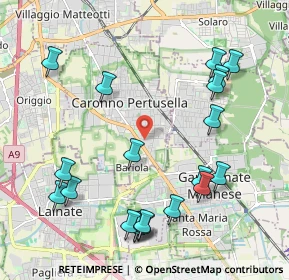 Mappa Via Galileo Galilei, 21042 Caronno Pertusella VA, Italia (2.3965)