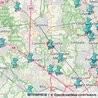 Mappa Via Galileo Galilei, 21042 Caronno Pertusella VA, Italia (6.963)