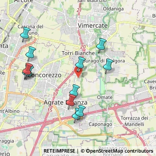 Mappa Via dell'Adda, 20864 Agrate Brianza MB, Italia (2.21917)