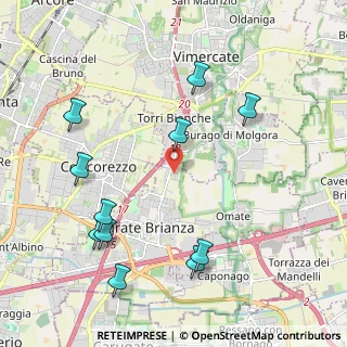 Mappa Via dell'Adda, 20864 Agrate Brianza MB, Italia (2.37545)
