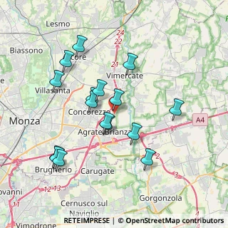 Mappa Via dell'Adda, 20864 Agrate Brianza MB, Italia (3.59125)