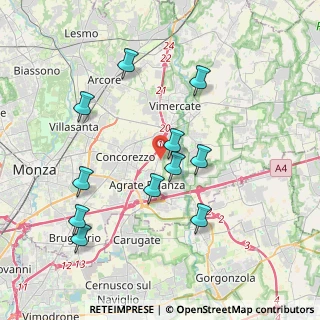 Mappa Via dell'Adda, 20864 Agrate Brianza MB, Italia (3.81182)