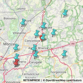Mappa Via dell'Adda, 20864 Agrate Brianza MB, Italia (4.49308)