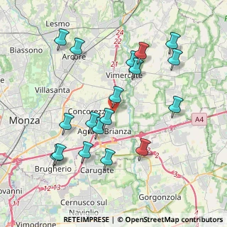 Mappa Via dell'Adda, 20864 Agrate Brianza MB, Italia (4.07222)