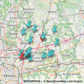 Mappa Via dell'Adda, 20864 Agrate Brianza MB, Italia (7.93632)