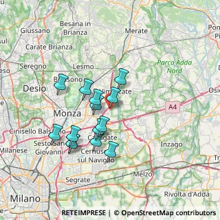 Mappa Via dell'Adda, 20864 Agrate Brianza MB, Italia (6.08071)