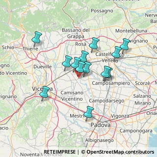 Mappa Via Carturo, 35016 Piazzola sul Brenta PD, Italia (11.84615)